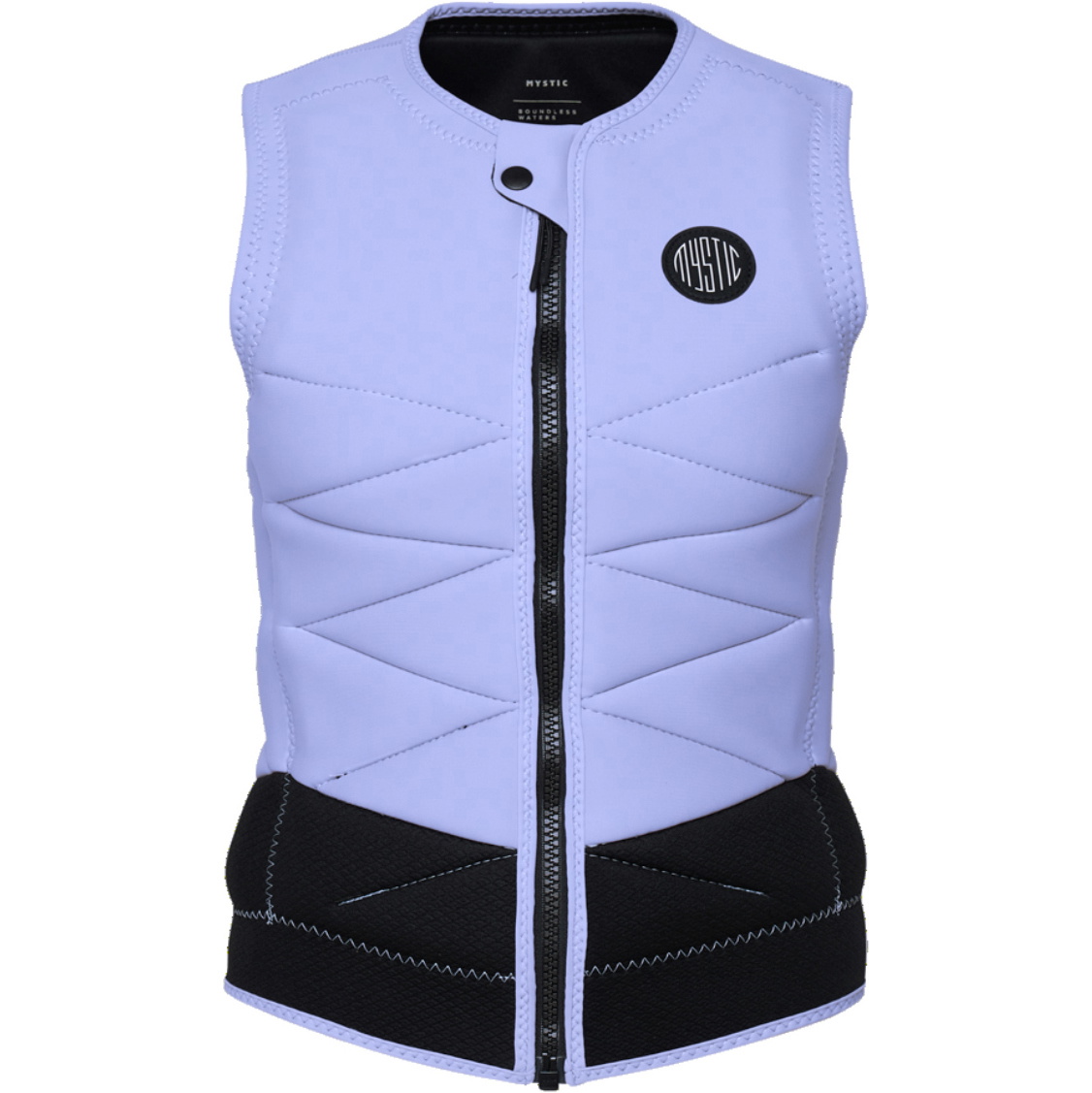 2026 Mystic Frauen Juice Front Zip Wake Impact Vest 35005.240221 - Iris Blue